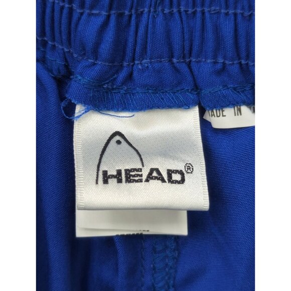 Men’s Small Head Tennis Shorts Blue Vintage Elastic Back NWT Deadstock - Picture 6 of 8